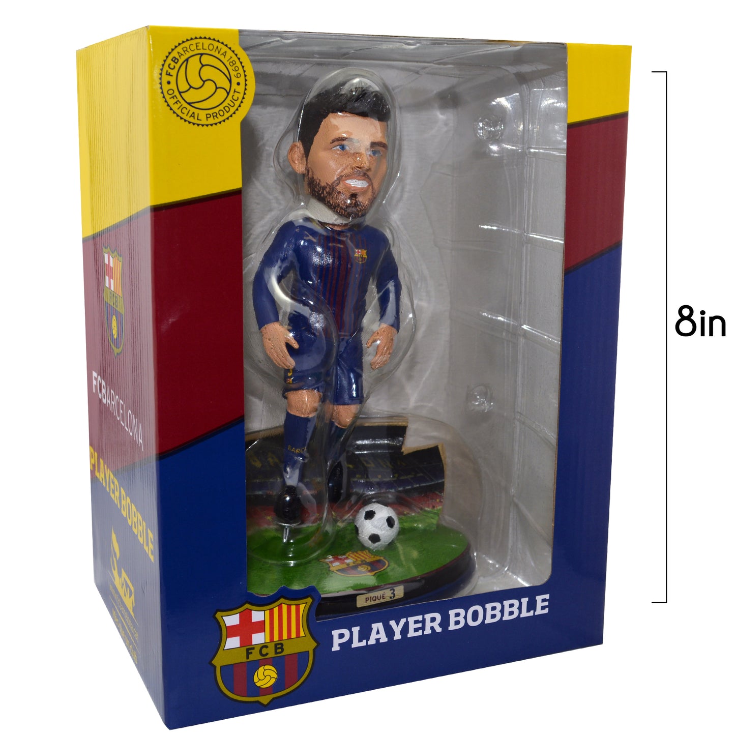 Gerard Pique #3 FC Barcelona Special Edition 8 Inch Bobblehead