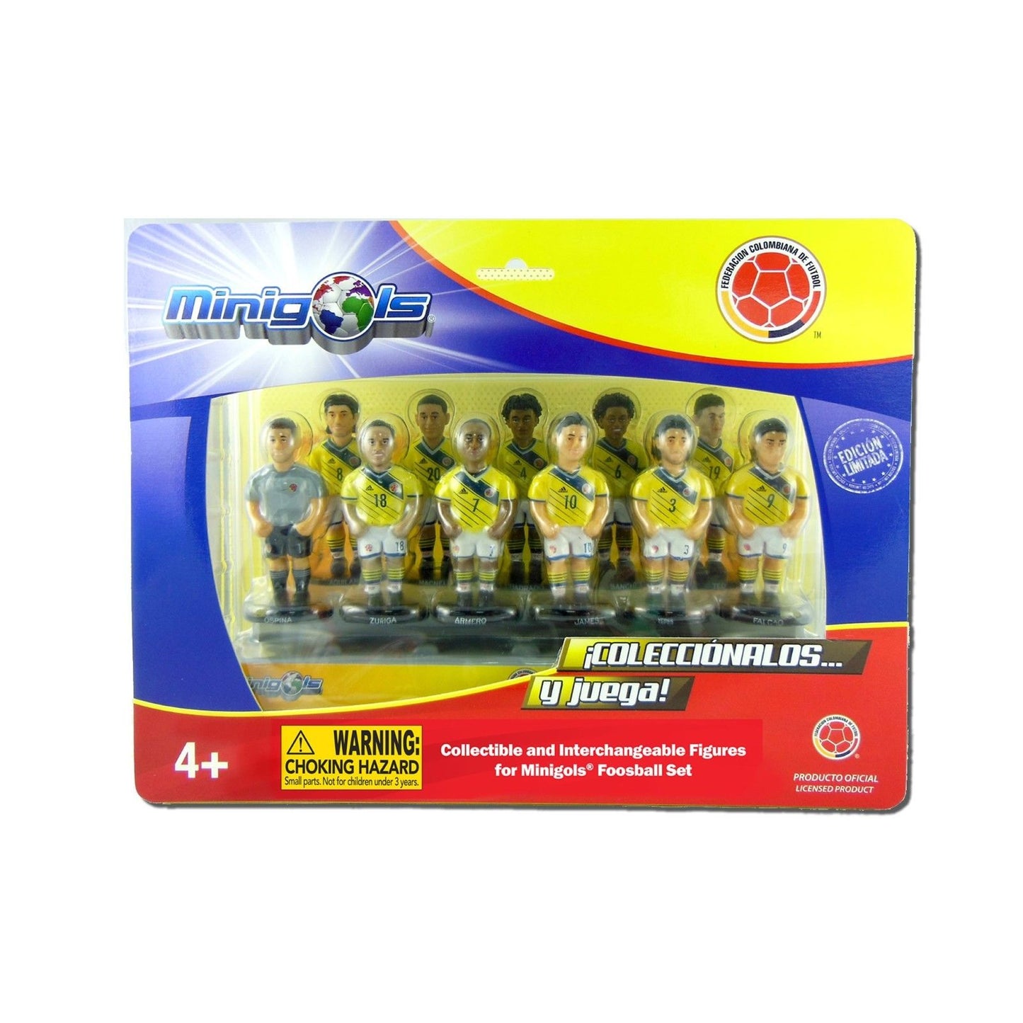 Minigols Colombia National Team Figurines (11 Pack)
