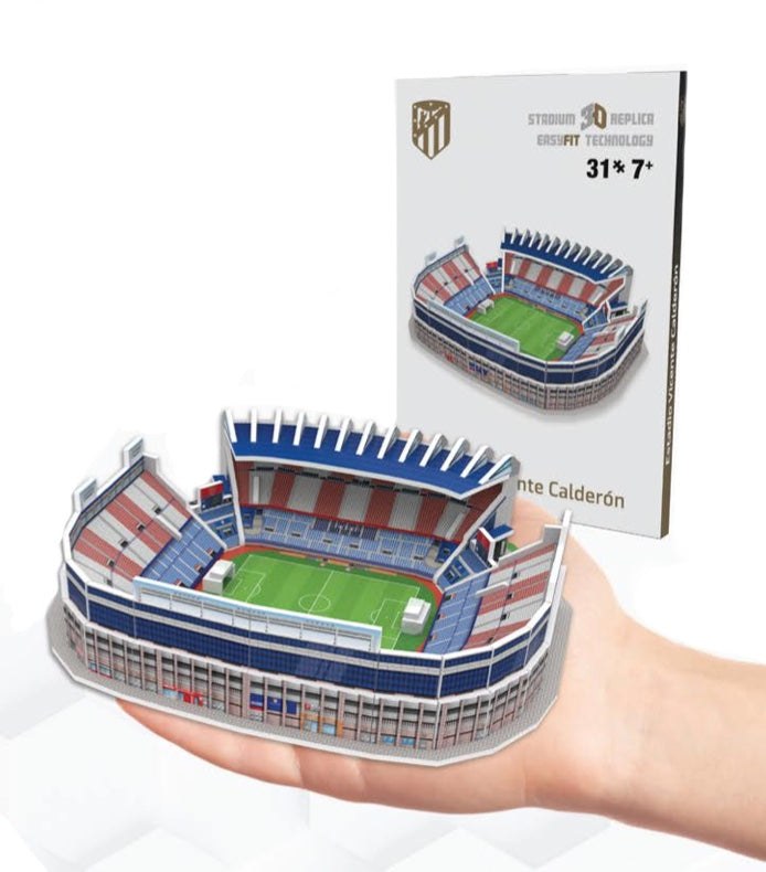 Vicente Calderon Madrid Stadium Mini | Nanostad | 3D Puzzle (Official Licensed Product) - A Touch of Fun