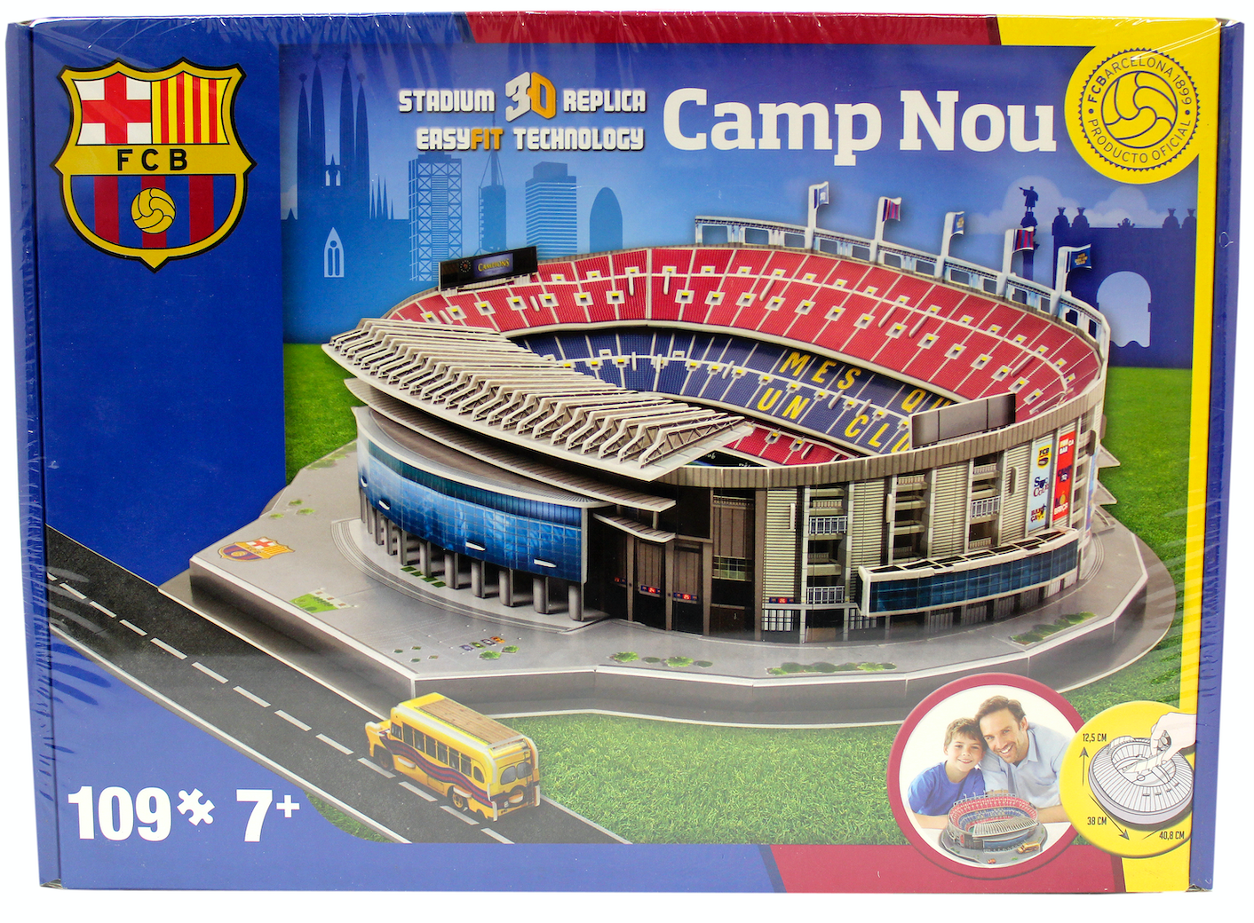 Kick Off Barcelona Camp NOU Stadium Standard | Nanostad | 3D Puzzle (Official Licensed Product) - A Touch of Fun