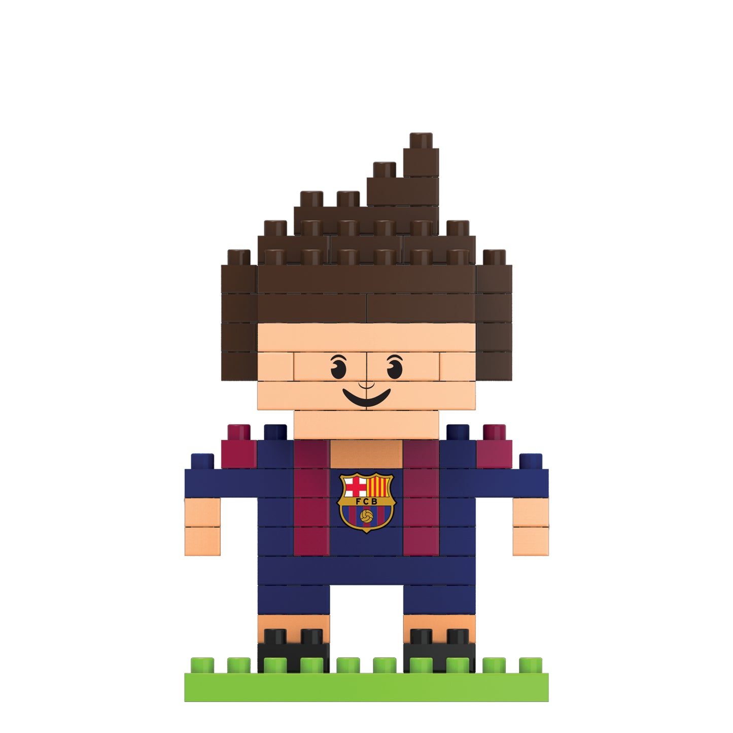 BRXLZ FC Barcelona Mini Player 87 Piece 3D Construction Toy