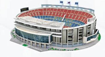 Barcelona Camp NOU Stadium Mini | Nanostad | 3D Puzzle (Official Licensed Product)