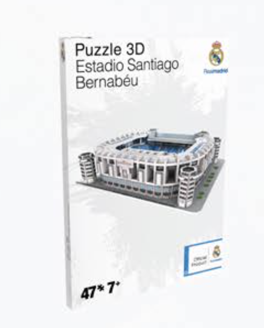 Real Madrid Santiago Bernabéu Stadium Mini | Nanostad | 3D Puzzle (Official Licensed Product)