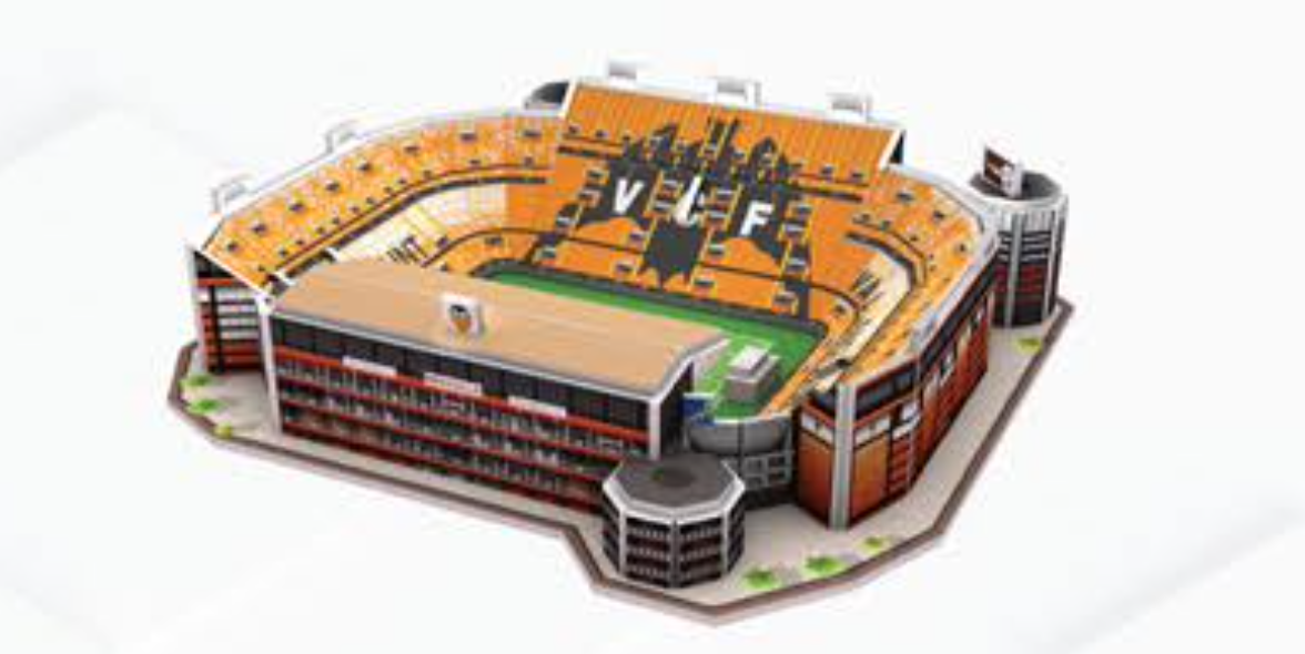 Valencia Mestalla Stadium Mini | Nanostad | 3D Puzzle (Official Licensed Product) - A Touch of Fun
