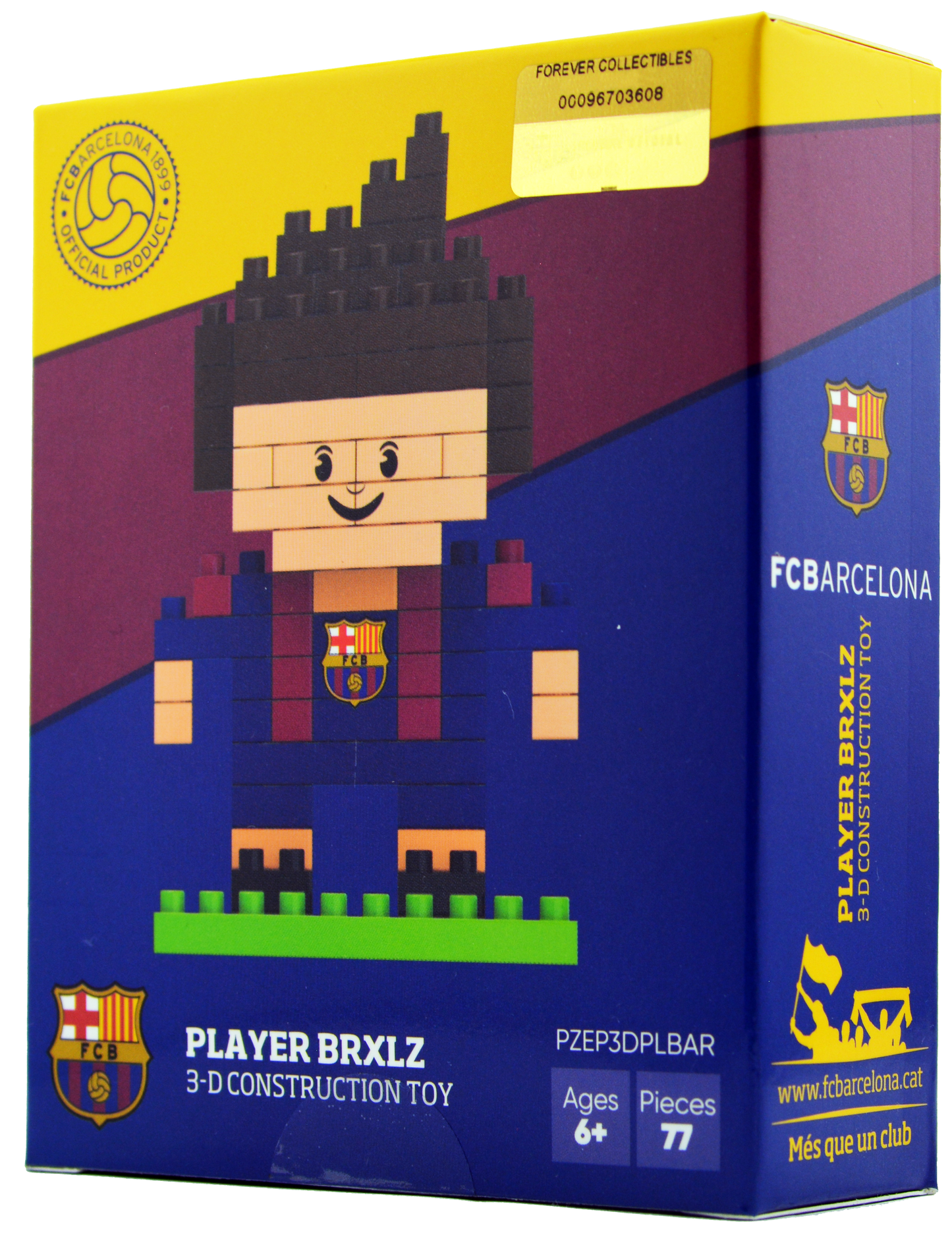 BRXLZ FC Barcelona Mini Player 87 Piece 3D Construction Toy