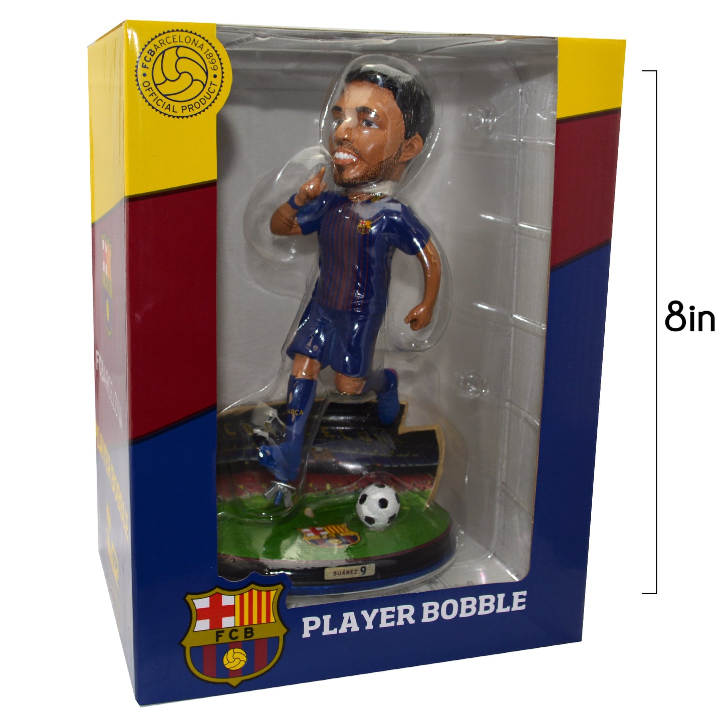 Luis Suarez #9 FC Barcelona Special Edition 8 Inch Bobblehead