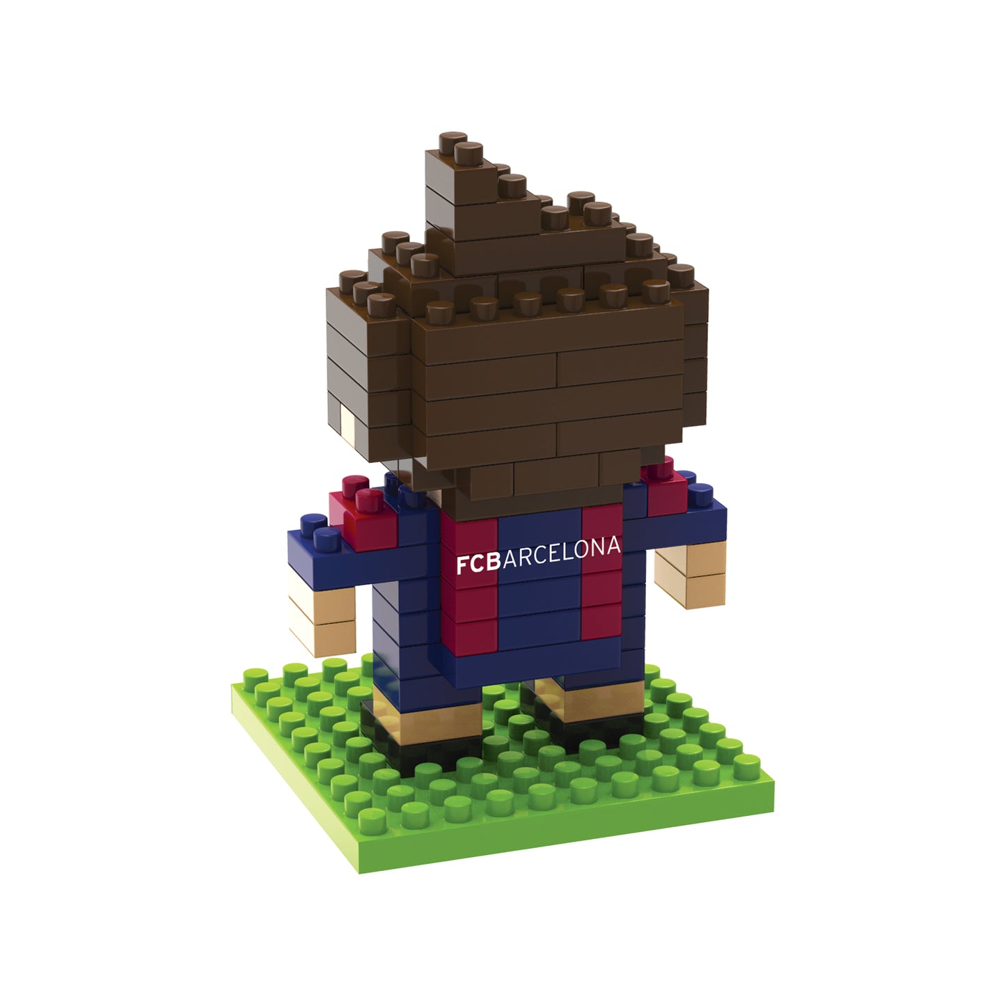 BRXLZ FC Barcelona Mini Player 87 Piece 3D Construction Toy