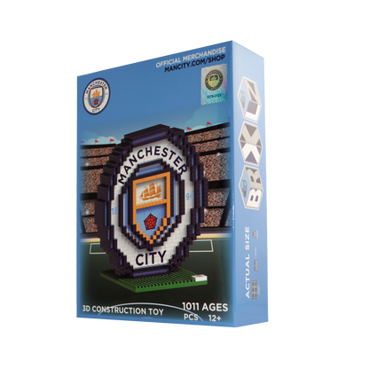 BRXLZ Manchester City FC Team Logo 3D Construction Toy