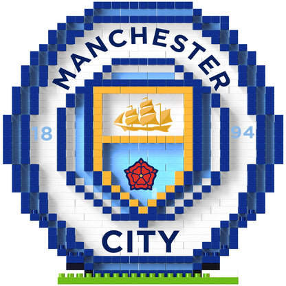BRXLZ Manchester City FC Team Logo 3D Construction Toy