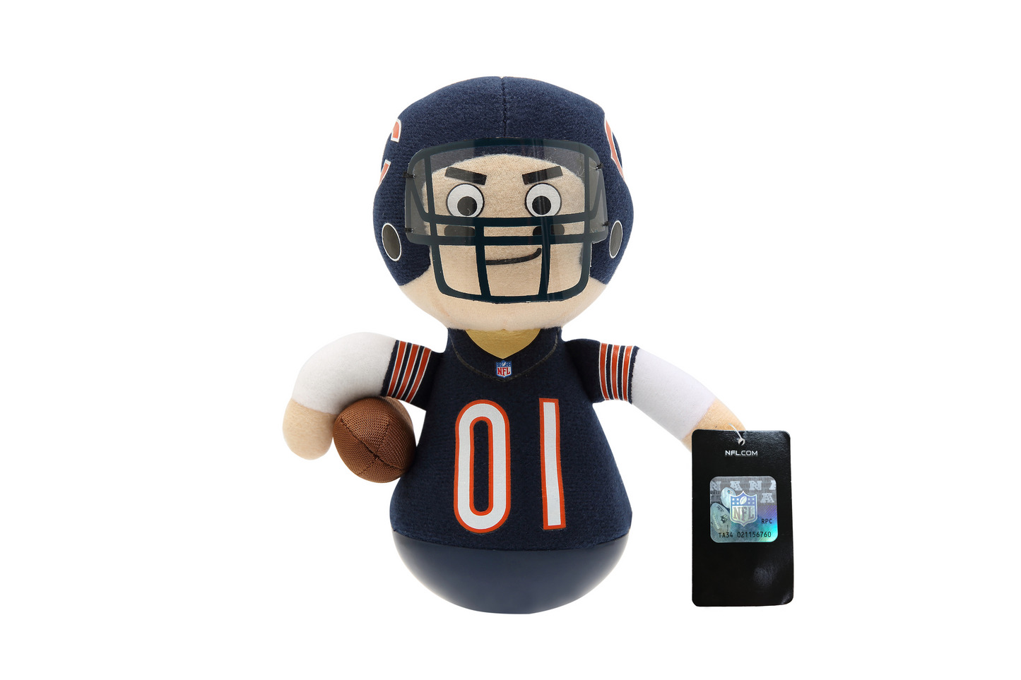 NFL Rock'emz Collectible Sports Figurine - 7 in. tall (Chicago Bears)