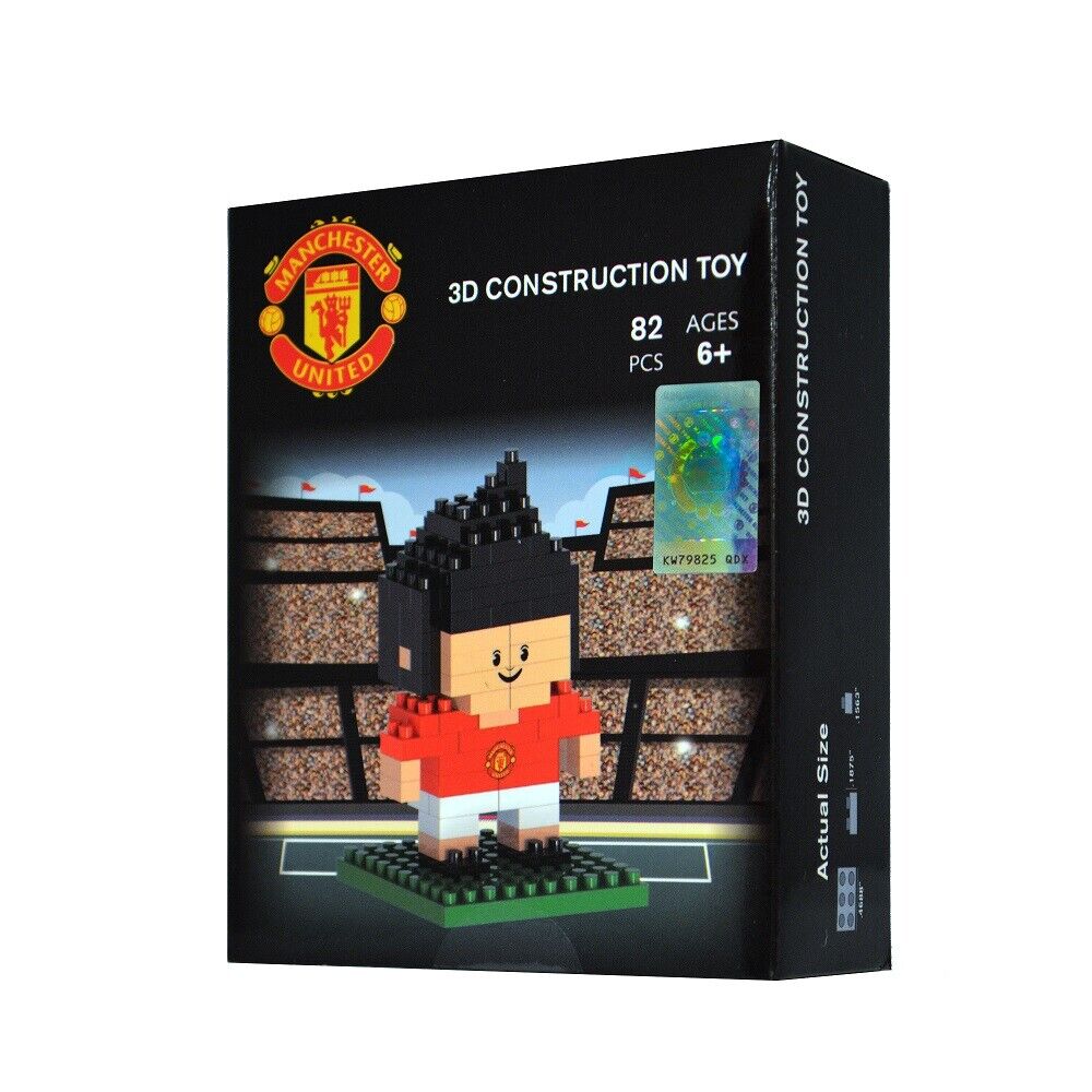 BRXLZ FC Manchester United FC Mini Player 87 Piece 3D Construction Toy