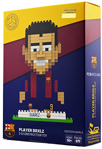 BRXLZ FC Barcelona Player - Luis Suárez #9 - 3D Construction Toy