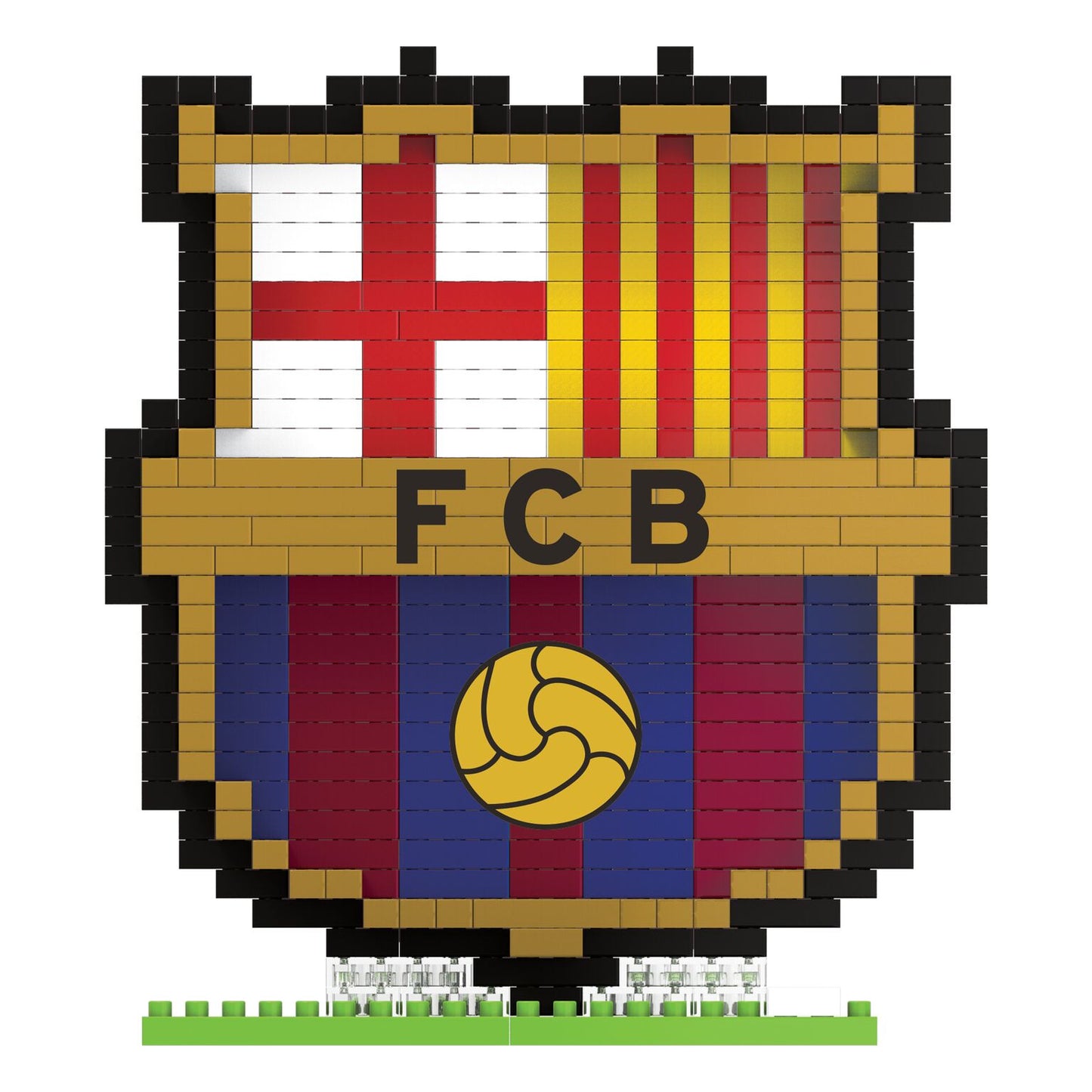 BRXLZ Barcelona FC Team Logo 3D Construction Toy