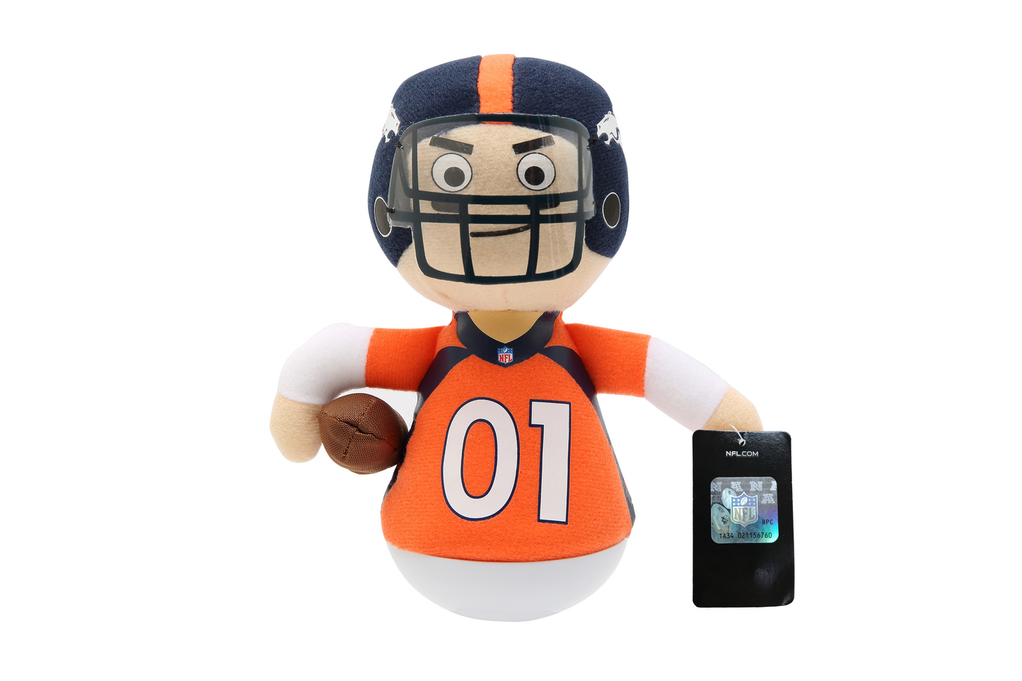 NFL Rock'emz Collectible Sports Figurine - 7 in. tall (Denver Broncos)