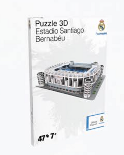 Nanostad-34001 Puzzle 3D, 34001 : Real Madrid F.C.