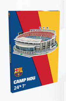 Barcelona Camp NOU Stadium Mini | Nanostad | 3D Puzzle (Official Licensed Product)