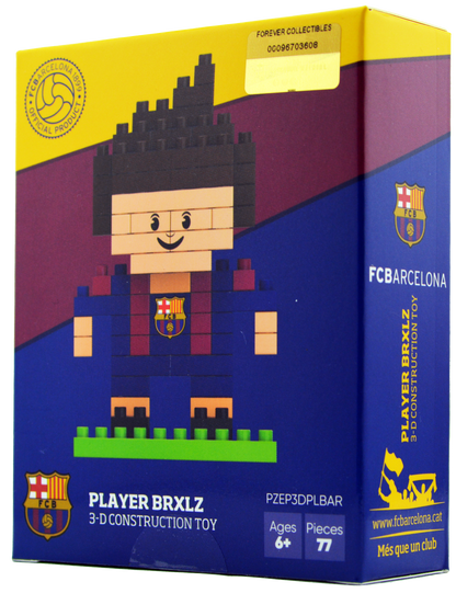 BRXLZ FC Barcelona Mini Player 87 Piece 3D Construction Toy