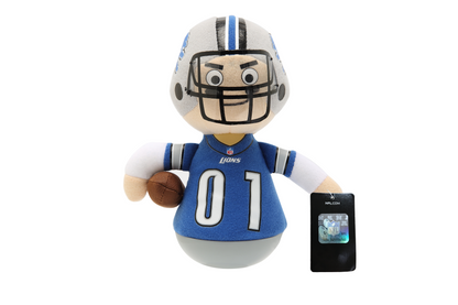 NFL Rock'emz Collectible Sports Figurine - 7 in. tall (Detroit Lions)