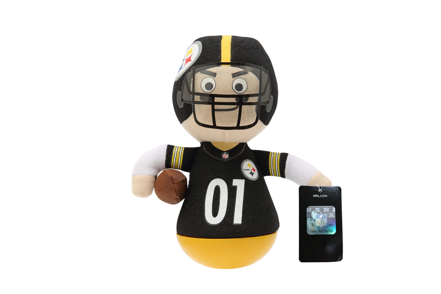 NFL Rock'emz Collectible Sports Figurine - 7 in. tall (Pittsburgh Steelers)