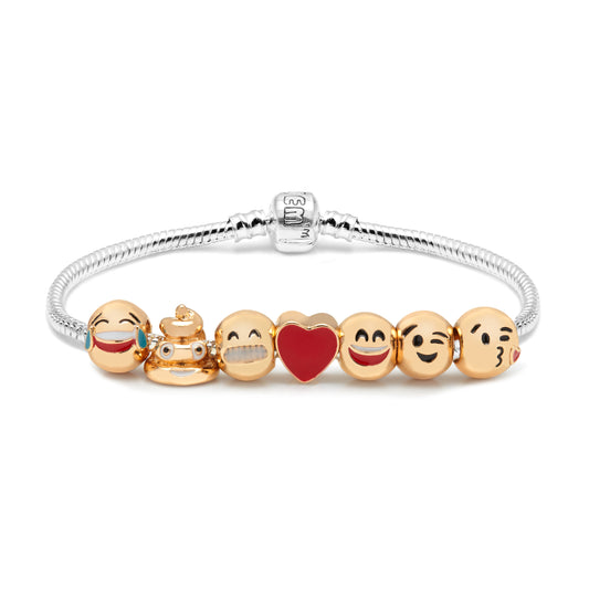 Emojem Seven Charms Bracelet - A Touch of Fun