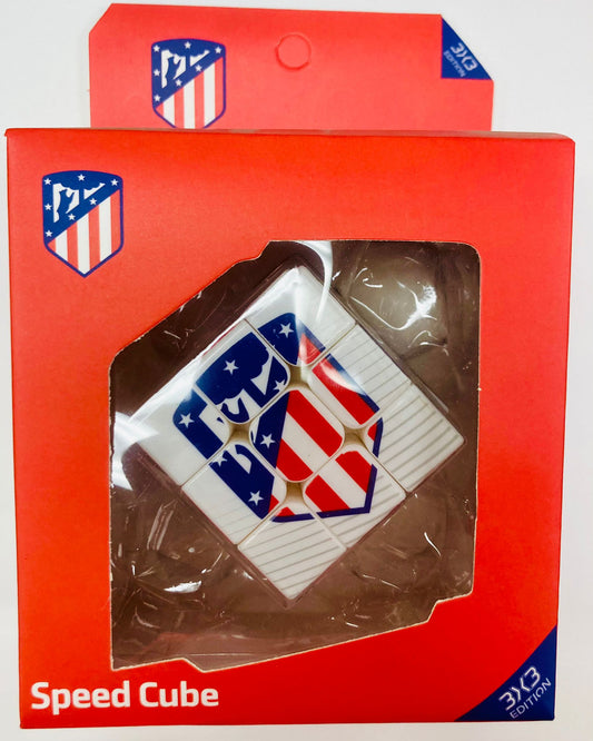 Atletico de Madrid Club Rubik´s Cube | Speed Cube | 3X3 Puzzle Game Cube | Rubiks (Official Licensed Product) - A Touch of Fun