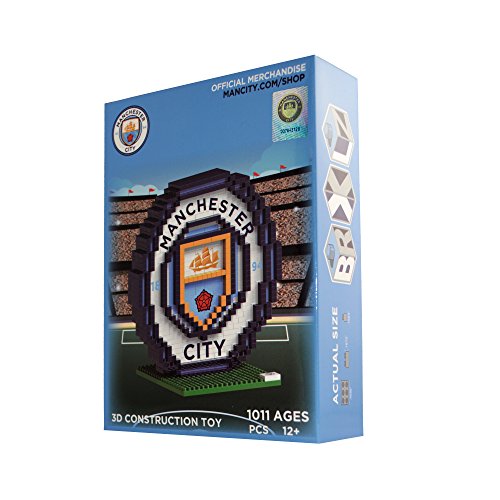 BRXLZ Manchester City FC Team Logo 3D Construction Toy