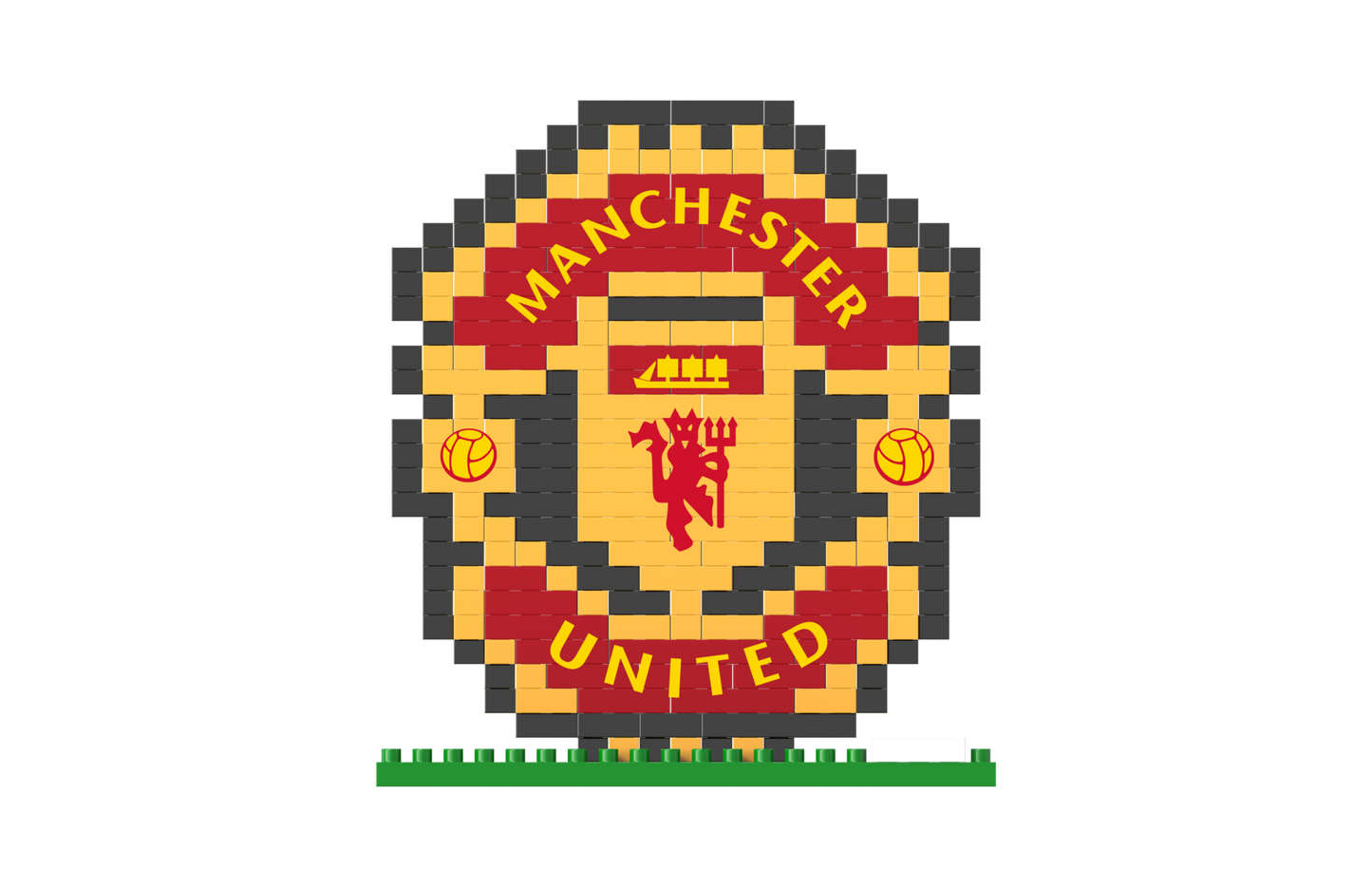 BRXLZ Manchester United FC Team Logo 3D Construction Toy